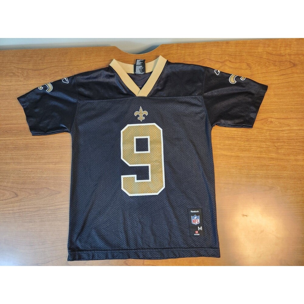 Reebok Drew Brees New Orleans Saints NFL Team Apparel Jersey Kids Size Medium
